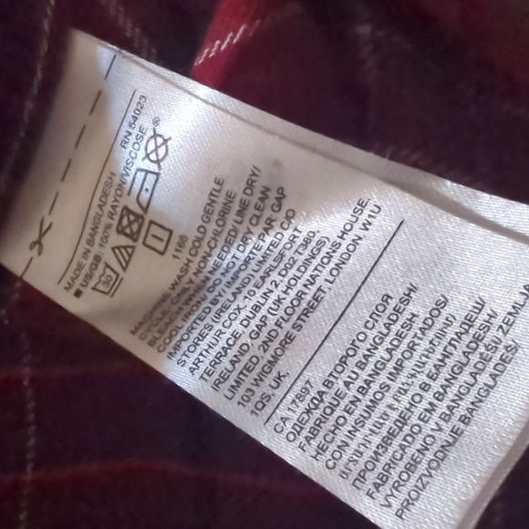 NEW BANANA REPUBLIC DILLON CLASSIC FIR PLAID BUTTON UP FLANNEL SMALL - Picture 13 of 15